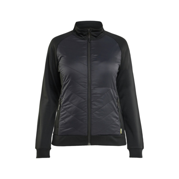 Damen Hybrid Sweater 3419 2526 - Damen Hybrid Sweater Schwarz/Dunkelgrau 3419 2526 9998 M