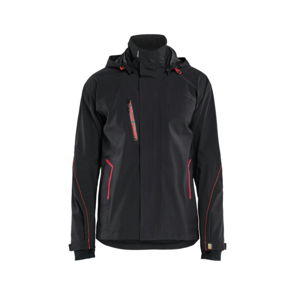 Shell Jacke Stretch 4483 1917 - Shell Jacke Stretch Schwarz/Rot 4483 1917 9956 L