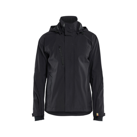 Shell Jacke Stretch 4483 1917 - Shell Jacke Stretch Schwarz/Schwarz 4483 1917 9999 4XL