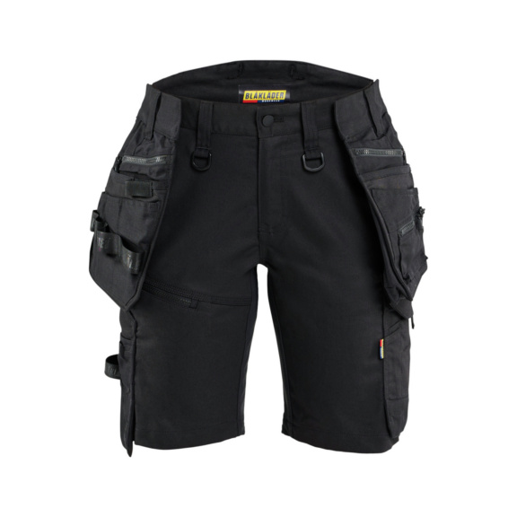 Damen Shorts mit Stretch STRIKER 7175 1149 - STRIKER Damen Shorts mit Stretch Schwarz/Schwarz 7175 1149 9999 C32