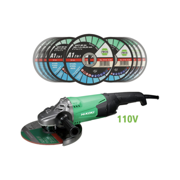 Reca A1 230mm + Hikoki grinder 110v - Reca A1 230mm + Hikoki grinder 110v