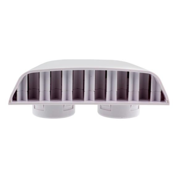 Be- und Entl&uuml;ftung - Seitenl&uuml;fter Kunststoff wei&szlig;