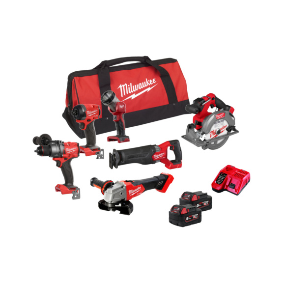 Aktionsangebote mit Akkuger&auml;ten Milwaukee - Milwaukee M18FPP6G3-502B  M18 ™ POWERPACK