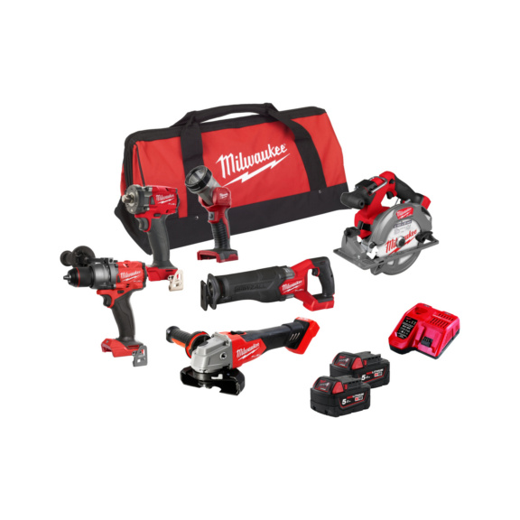 Aktionsangebote mit Akkuger&auml;ten Milwaukee - Milwaukee M18FPP6H3-502B  M18 ™ POWERPACK