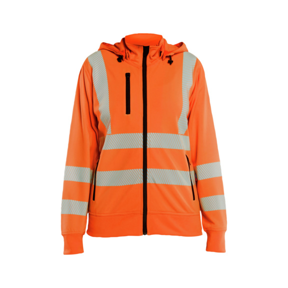 Damen High Vis Sweatshirt m abn. Kapuze 3574 2538  - Damen High Vis Sweatshirt m abnehmb. Kapuze High Vis Orange 3574 2538 5300 XXL