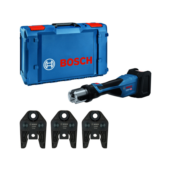 Akku-Presswerkzeug 18V BOSCH GPT 18V-32 - BOSCH GPT 18V-32 Kit TH Akku-Presswerkzeug solo, L Orgnr.06019M2104