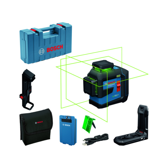 Linienlaser BOSCH GLL80-33 - BOSCH GLL 80-33 G 3.7V Batterie XL+Koffer Linienlaser Orgnr.0601065501