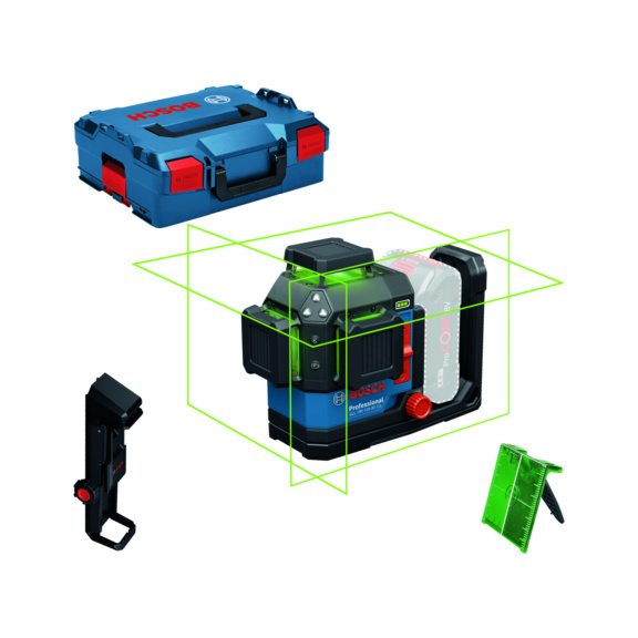 Akku-Linienlaser BOSCH GLL 18V-120-33 - BOSCH GLL 18V-120-33 CG solo L-BOXX Linienlaser Orgnr.0601065101