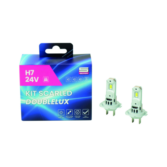 SCARLED 24 V H7 SIMPLY DOUBLELUX SET - SCARLED DOUBLELUX 24V H7 SET, 2 PCS