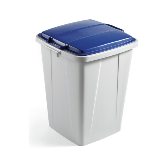 <br/>Abfallbeh&auml;lter 90L - Abfallbeh&auml;lter mit blauem Deckel; Fassungsverm&ouml;gen 90 Liter