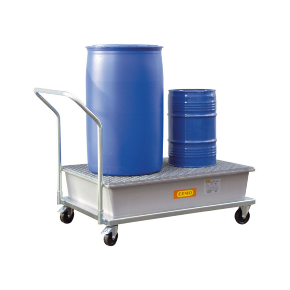 Fahrbare Auffangwannen aus GFK