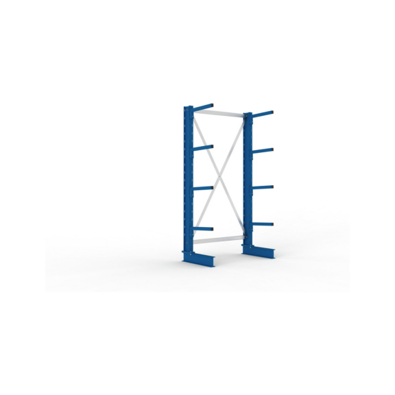 Kragarmregale MS einseitig - Kragarm-Grundregal MS Light einseitig 2000x1000x400 mm (HxBxT) RAL 5010