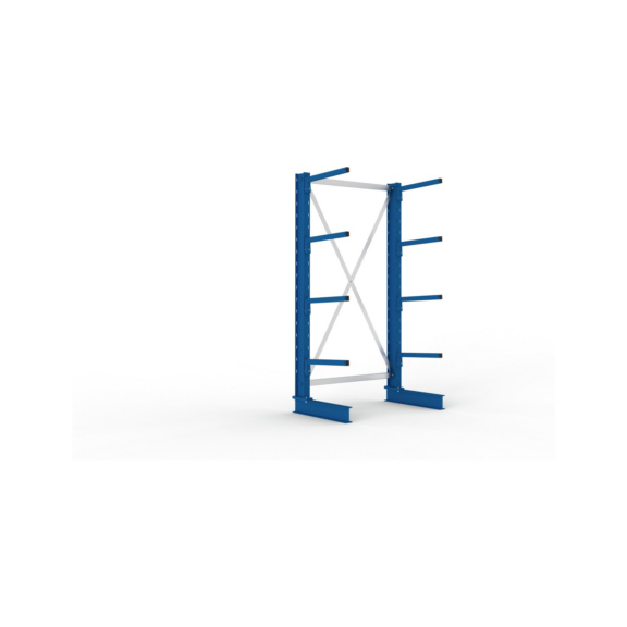 Kragarmregale MS einseitig - Kragarm-Grundregal MS Light einseitig 2000x1000x500 mm (HxBxT) RAL 5010