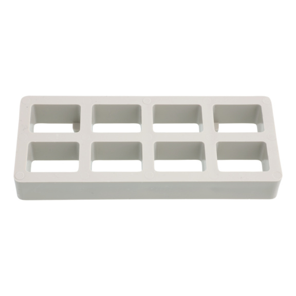 Cales de réglage en grille - Cales de réglage en grille 120x50x15 mm, plastique, beige