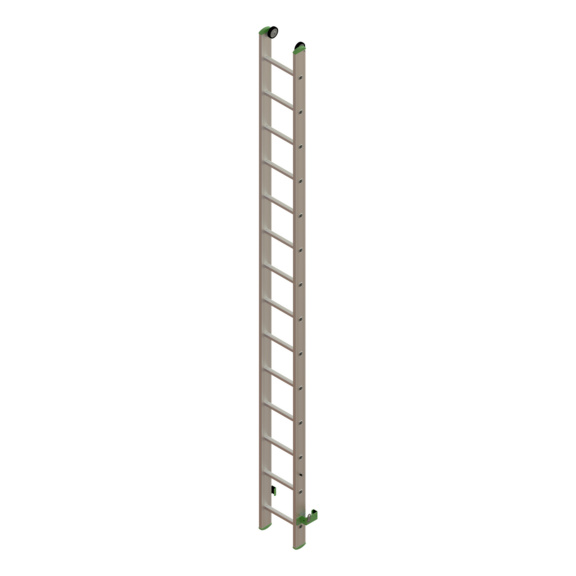 Ersatzteile f&uuml;r Alu-Seilzugleitern - Schiebeteil, Alu-Seilzugleitern 2 x 14 Sprossen