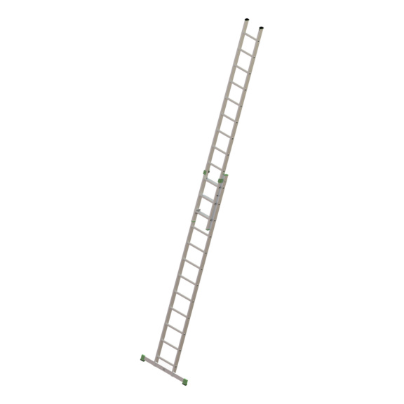 Schiebeleitern - Alu-Schiebeleiter 2-teilig mit Traverse 2 x 12 Sprossen