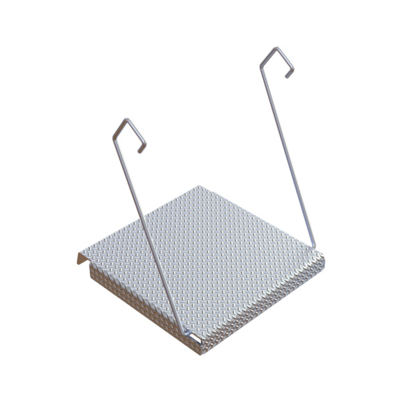 Alu-Einhängetritt für Sprossenleitern - Alu-Einhängetritt für Sprossenleitern