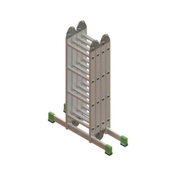 Vielzweckleitern - Alu-Vielzweckleiter ohne Arbeitsplattform 4 x 4 Sprossen