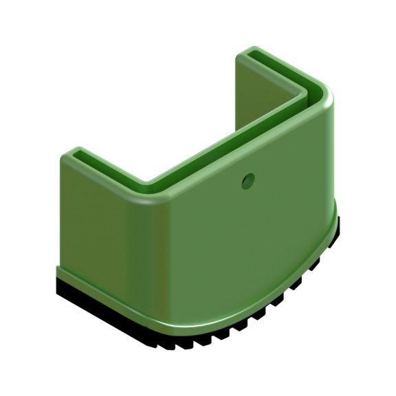 Ersatzf&uuml;&szlig;e - Ersatzfu&szlig; innen f&uuml;r Teleskopleiter; 61x50x27 mm (BxHxT)