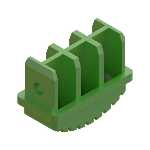 Ersatzfüße - Ersatzfuß für Alu-Montagebock; 62x31x46 mm (BxHxT)