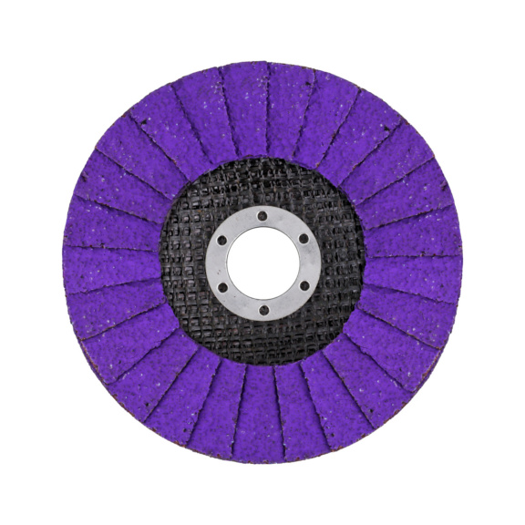 Raku Fächerschleifscheibe ultra purple Keramik Mop 125 mm Korn 40