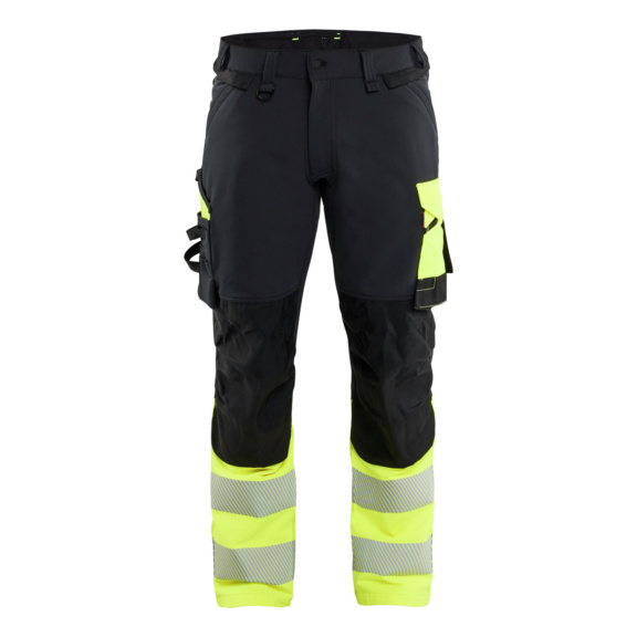 Bundhose HiVis 4-Wege-Stretch 1126 1648 - HiVis Bundhose 4-W-S Schwarz/HiVis Gelb 1126 1648 9933 D112