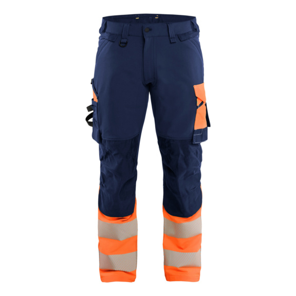 Bundhose HiVis 4-Wege-Stretch 1126 1648 - High Vis Arbeitshose 4-Wege-Stretch Marineblau/Orange 1126 1648 8953 C106