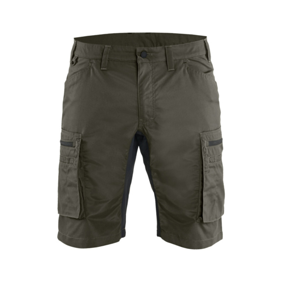 Kurze Hose Service Stretch 1449 1845 - Service Shorts Stretch Dunkel Olivgr&uuml;n/Schwarz 1449 1845 4599 C60