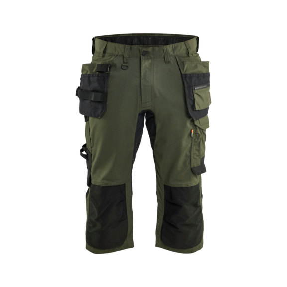 Handwerker Piraten Shorts mit Stretch 1754 1832 - Handwerker Piraten Shorts mit Stretch Waldgr&uuml;n/Schwarz 1754 1832 4298 D116