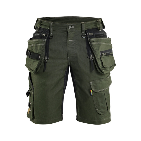 Shorts Handwerker Stretch Denim X1900 1992 1141 - Hdw Shorts Stretch X1900 Waldgr&uuml;n/Schwarz 1992 1141 4298 C52