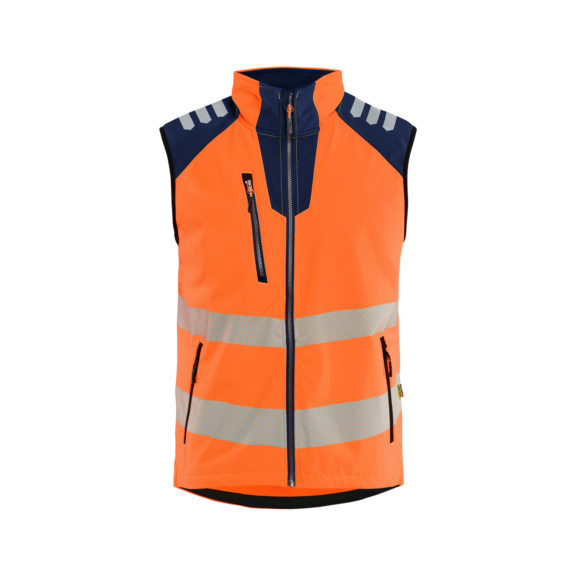 Weste Softshell HiVis 3091 2513 - Softshell Weste HiVis HiVis Orange/Marineblau 3091 2513 5389 XL