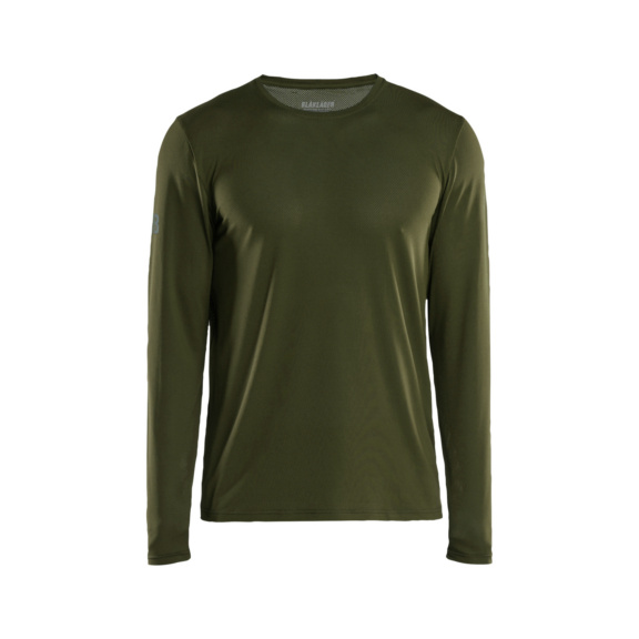 Funktions Langarmshirt mit UV-Schutz 3423 1126 - Funktions Langarmshirt m. UV-Schutz Waldgr&uuml;n 3423 1126 4209 M