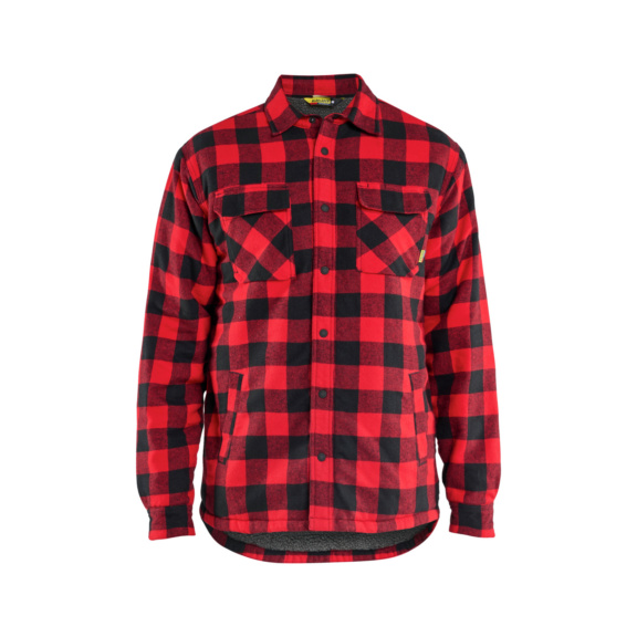 Flanellhemd mit Pile-Futter 4704 1168 - Flanellhemd m. Pile-Futter Rot/Schwarz 4704 1168 5699 L