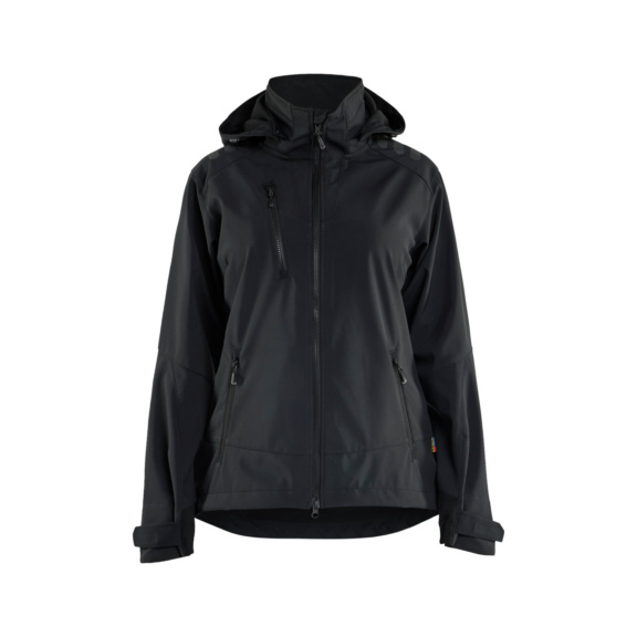 Damen Softshell Jacke 4719 2513 - Damen Softshell Jacke Schwarz/Schwarz 4719 2513 9999 XXL