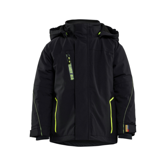 Kinder Winterjacke Stretch 5210 1917<br/> - Kinder l. Winterjacke Stretch Schwarz/HiVis Gelb 5210 1917 9933 110/116