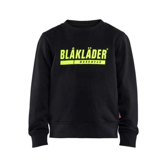 Kinder Sweatshirt 5205 1158 - Kinder Sweatshirt Schwarz/High Vis Gelb 5205 1158 9933 158/164