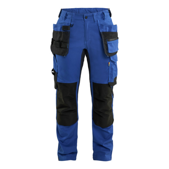 Damen Handwerkerhose mit Stretch 7132 1832 - Damen Handwerkerhose mit Stretch Kornblau/Schwarz 7132 1832 8599 C40