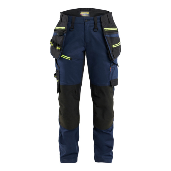 Bundhose STRIKER Damen Hdw. Stretch 7170 1149 - STRIKER Damen Hdw Bundhose Stretch Dkl. Mar.bl./HiVis Gelb 7170 1149 8633 C40