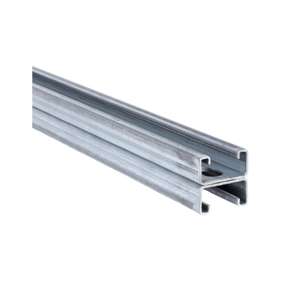 Doppelschiene ZS 41 plus - recamo Zahnschiene Typ D plus 41x21/2.0 doppelt, L&auml;nge 6m, VPE 4x6m 41x42mm