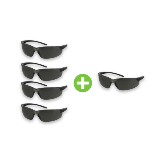 B&uuml;gelschutzbrille RX 204 - 5 f&uuml;r 4 - Package 5f&uuml;r4 - RX204 grau