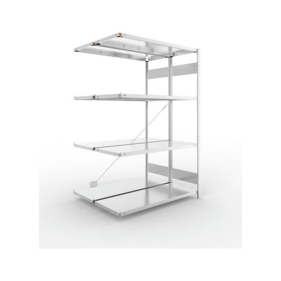 Steckregale S3 verzinkt, doppelzeilig - S3 CLIP 150 DAR 2000x1300x1000 mm vzk.