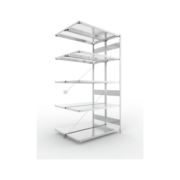 Steckregale S3 verzinkt, doppelzeilig - S3 CLIP 150 DAR 2500x1300x1000 mm vzk.