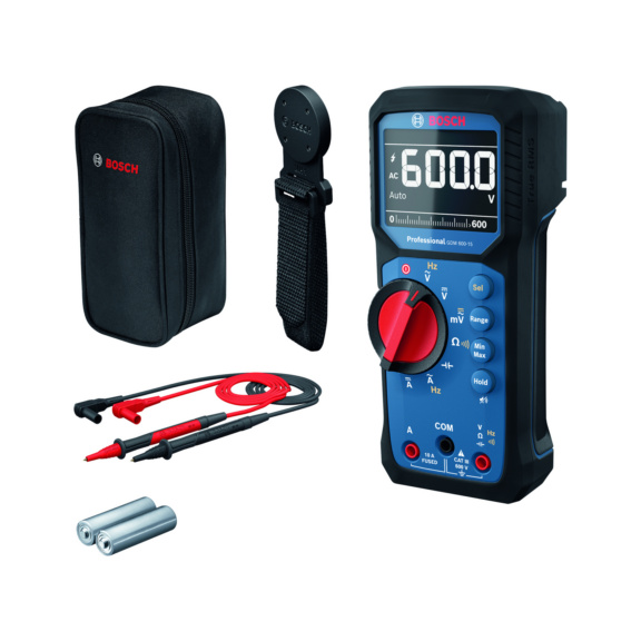 Measuring technology - BOSCH Multimeter GDM 600-15 + MH1 Orgnr.0601077301