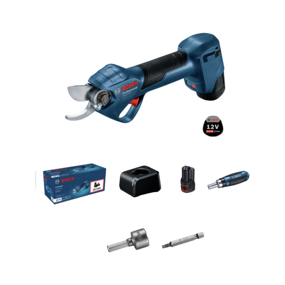 12 V cordless tools - BOSCH Akku-Gartensche. GGP 12V-25 (2x3.0Ah; C) Orgnr.06008D8100