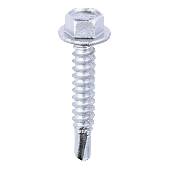 Hex head self drilling screw light section - SD LS screw exterior silver 5.5 x 25