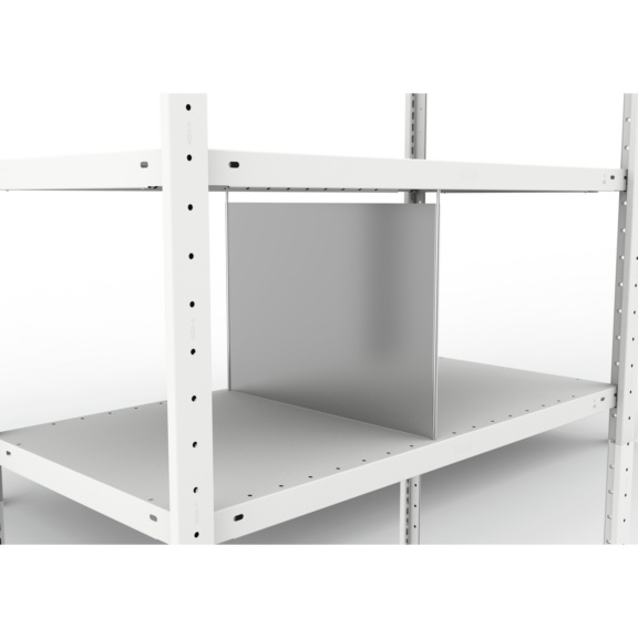 Fachteiler durchgehend, verzinkt - 10x Fachteiler durchgehend 400x500 mm (HxT) verzinkt