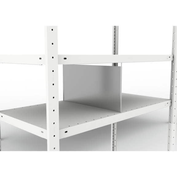 Fachteiler durchgehend, verzinkt - 10x Fachteiler durchgehend 300x500 mm (HxT) verzinkt