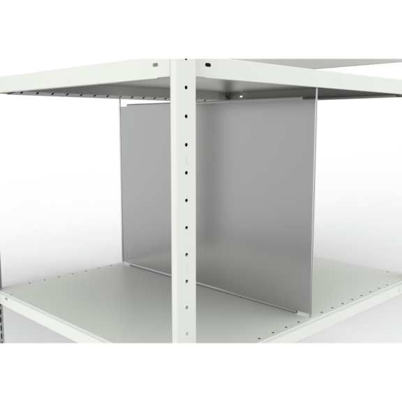 Fachteiler durchgehend, verzinkt - 10x Fachteiler durchgehend 600x800 mm (HxT) verzinkt
