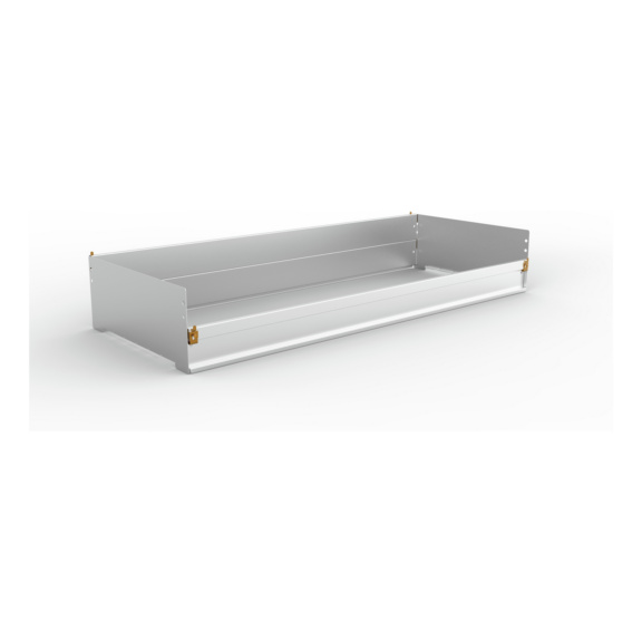 Sch&uuml;ttgutmulden verzinkt - Sch&uuml;ttgutmulde 1300x300x150 mm (BxTxH) verzinkt