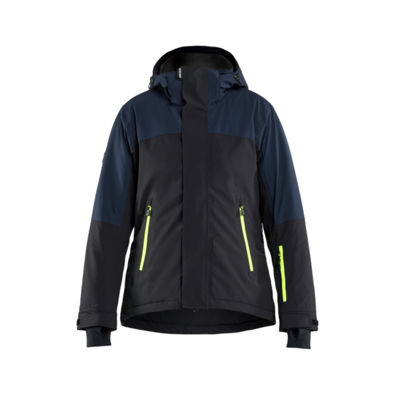 Winterjacke STRIKER Damen Stretch 4707 1917  - STRIKER Da.Winterjacke Stret. Dkl.Marineblau/HiVis Gelb 4707 1917 8633 S